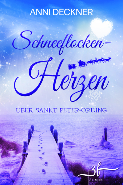 Schneeflockenherzen über Sankt Peter-Ording